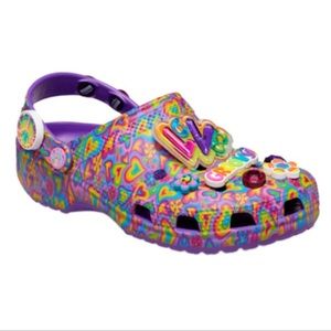 Women’s size 8 lisa frank Crocs brand new never worn